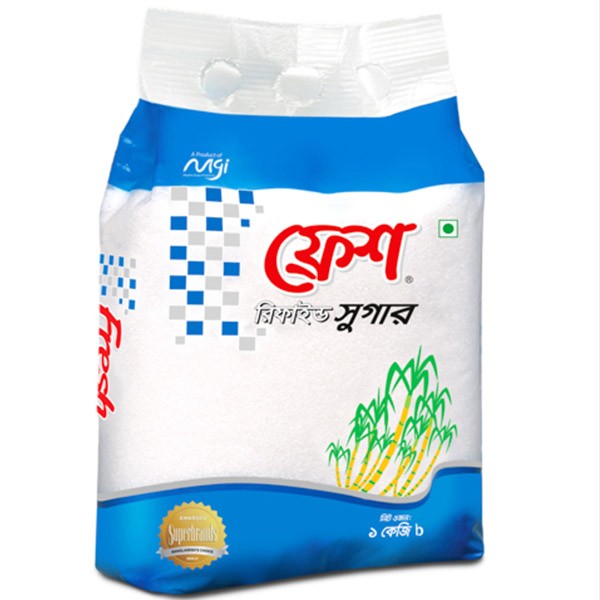 Demo Fresh Refined Sugar 1 kg